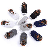 NEW  Baby Sneakers Newborn Infant Boys Non Slip Leisure Lacing Canvas Shoes Fashion Toddlers Soft Sole First Walkers Baby Moccasins