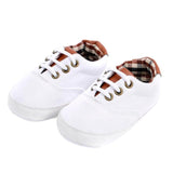 NEW  Baby Sneakers Newborn Infant Boys Non Slip Leisure Lacing Canvas Shoes Fashion Toddlers Soft Sole First Walkers Baby Moccasins