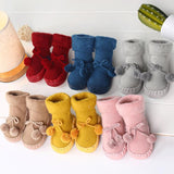 New Collection Floor Socks Baby Plus Velvet Warm Toddler Shoes Non-slip