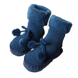 New Collection Floor Socks Baby Plus Velvet Warm Toddler Shoes Non-slip