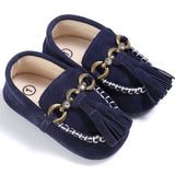 New Collection PU Suede Leather Newborn Baby Shoes Moccasins Soft Soled Non-slip Footwear First Walker For 0-18M