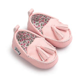 New Collection PU Suede Leather Newborn Baby Shoes Moccasins Soft Soled Non-slip Footwear First Walker For 0-18M