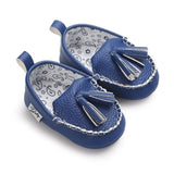 New Collection PU Suede Leather Newborn Baby Shoes Moccasins Soft Soled Non-slip Footwear First Walker For 0-18M