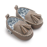 New Collection PU Suede Leather Newborn Baby Shoes Moccasins Soft Soled Non-slip Footwear First Walker For 0-18M