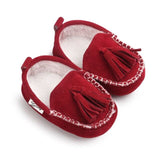 New Collection PU Suede Leather Newborn Baby Shoes Moccasins Soft Soled Non-slip Footwear First Walker For 0-18M
