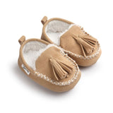 New Collection PU Suede Leather Newborn Baby Shoes Moccasins Soft Soled Non-slip Footwear First Walker For 0-18M