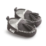 New Collection PU Suede Leather Newborn Baby Shoes Moccasins Soft Soled Non-slip Footwear First Walker For 0-18M