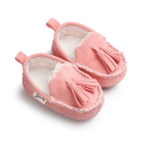 New Collection PU Suede Leather Newborn Baby Shoes Moccasins Soft Soled Non-slip Footwear First Walker For 0-18M