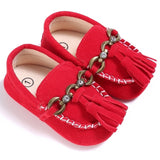 New Collection PU Suede Leather Newborn Baby Shoes Moccasins Soft Soled Non-slip Footwear First Walker For 0-18M