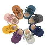 NEW Newborn Baby Shoes Girls Boys Soft Warm Nubuck Leather Prewalker Anti-slip Shoes Canvas Sports Sneakers Moccasins Footwear Shoes