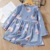 2019 Toddler Girl's Elegant Clothes Set Long Sleeve Vintage Jacket Dress Sweet Kids Girl Clothing Suit Little Girls Dresses Vestidos