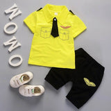 IENENS Summer Baby Boys Clothing Sets Child Boy Outfits Suits Kids Toddler Boy's Short Sleeves T-shirt Pants Set Clothes 1-5Y