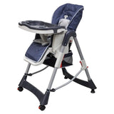 VidaXL 15 Kg Children Chair Comfortable Adjustable Highchair For Baby With Storage Basket Foldable Chair Easy-Clean Furniture V3