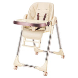 Luxury Quality C-5 Safety Protection Eat Feed Child  Kid Chair Multifunctional Adjustable Plastic With Wheel Furniture Baby Seat