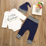 2019 kids boys autumn style infant clothes baby clothing sets girls Cotton Jumpsuits+pants+hat 3pc ssuit baby clothes