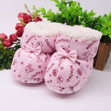 New Collection First Walkers Toddler Infant Shoes Cotton Snow Booties Soft Sole Crib Shoes  Winter Warm Anti-slip Baby Shoes 0-1Y