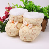 New Collection First Walkers Toddler Infant Shoes Cotton Snow Booties Soft Sole Crib Shoes  Winter Warm Anti-slip Baby Shoes 0-1Y