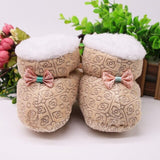 New Collection First Walkers Toddler Infant Shoes Cotton Snow Booties Soft Sole Crib Shoes  Winter Warm Anti-slip Baby Shoes 0-1Y