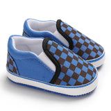 2019 Classical Checkered Toddler First Walker Newborn Baby Shoes Boy Girl Soft Sole Cotton Soft Casual Sports Walking Crib Shoes
