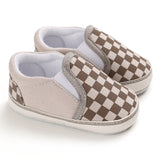 2019 Classical Checkered Toddler First Walker Newborn Baby Shoes Boy Girl Soft Sole Cotton Soft Casual Sports Walking Crib Shoes