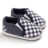 2019 Classical Checkered Toddler First Walker Newborn Baby Shoes Boy Girl Soft Sole Cotton Soft Casual Sports Walking Crib Shoes