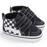 2019 Classical Checkered Toddler First Walker Newborn Baby Shoes Boy Girl Soft Sole Cotton Soft Casual Sports Walking Crib Shoes