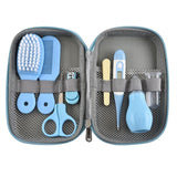 8Pcs/Set Baby Health Care Kit Portable Newborn Baby Grooming Kit Nail Clipper Scissors Hair Brush Comb Safety Care Set Hot Sale