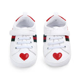 2019 New spring and autumn white shoes soft bottom non-slip baby shoes toddler shoes 0-1 years old WJH419