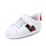2019 New spring and autumn white shoes soft bottom non-slip baby shoes toddler shoes 0-1 years old WJH419