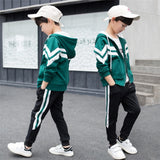 3PCS Boys clothes Child Sportswear Clothing Set Autumn Child Casual Sweatshirt kids boy's clothing sets Boys jacket tops & pants