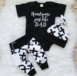 0-24M Toddler Kids Baby Boy 3Pcs Clothes Set Newborn Infant Boys Cotton Tops Romper Pants Leggings Outfits Clothing