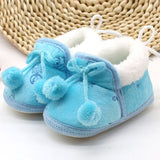 New Collection First Walkers Toddler Infant Shoes Cotton Snow Booties Soft Sole Crib Shoes  Winter Warm Anti-slip Baby Shoes 0-1Y