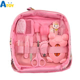 Baby Healthcare Kit Newborn Kid Care Kit Baby Grooming Set Kit Thermometer Clipper Scissor Kid Toiletries for Baby