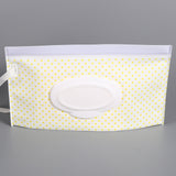 Baby Care Wet Wipe Box Eco-Friendly Wet Tissue Case Cleaning Wipes Container Case Portable Wet Wipe Bag EVA Snap Strap Wipes Bag