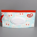 Baby Care Wet Wipe Box Eco-Friendly Wet Tissue Case Cleaning Wipes Container Case Portable Wet Wipe Bag EVA Snap Strap Wipes Bag