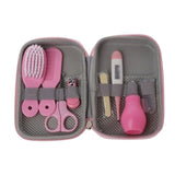 2019 New 8Pcs Newborn Baby Kids Nail Hair Health Care Thermometer Grooming Brush Kit Baby Care