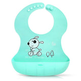 Cartoon Crown Silicone Baby Bibs Waterproof Bibs Baby Boy Girl Apron Feeding Baby Bibs Burp Cloths For Children Feeding Care