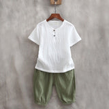 boys clothing set boy's T shirts and trousers 2-piece set kids clothes boys sets fit height 65cm to 115cm boy thin suits