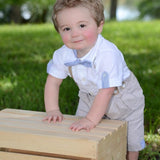 High quality hot sale children's suit summer new style boy's suit children's shirt + bib pants fashion stree style clothing