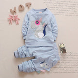 Baby Girls New Spring Autumn Boy's Girl's Clothing Sets Sport Set Fashion Kid 2pc Suits Set Toddler Cartoon Tracksuit baby