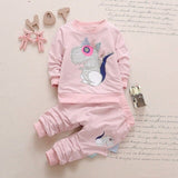 Baby Girls New Spring Autumn Boy's Girl's Clothing Sets Sport Set Fashion Kid 2pc Suits Set Toddler Cartoon Tracksuit baby
