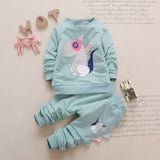 New Spring Autumn Boy's Girl's Clothing Sets Sport Set Fashion Kid 2pc Suits Set Toddler Cartoon Tracksuit baby