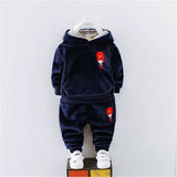 Winter Boy Clothing Sets Hooded Zipper Thicken Jacket Sports Trousers Boy's Tracksuit Sets Kids Boy Clothing Sets roupa infantil