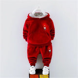 Winter Boy Clothing Sets Hooded Zipper Thicken Jacket Sports Trousers Boy's Tracksuit Sets Kids Boy Clothing Sets roupa infantil