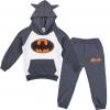 Baby Kids Boys Girls Clothes Children Cartoon Batman Costume Boy's Girl's Hoodie Top Sweatshirt Suit 2 Pcs Outfits Set Clothing