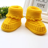 New born Baby Infant Boys Girls Crochet Knit Booties Casual Crib Shoes