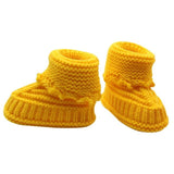 New born Baby Infant Boys Girls Crochet Knit Booties Casual Crib Shoes
