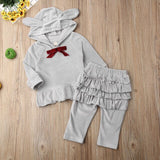 UK Toddler Baby Girl Clothes Sweatshirt Top Pants Infant Outfits Sets Tracksuit