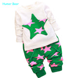 Humor Bear Baby boy's/girl's Sports Set 2pcs sport clothing set baby wear Kids Suit free shipping