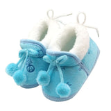 New Collection Winter Sweet Newborn Baby Girls Princess Winter Boots First Walkers Soft Soled Infant Toddler Kids Girl Footwear Shoes